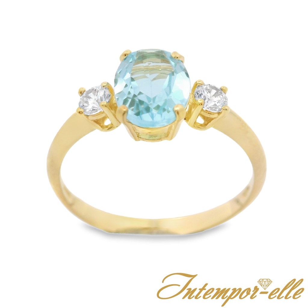 BA OR 18CT TOPAZE + OXZ 