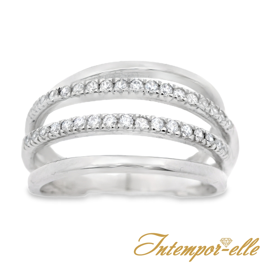 BAGUE OR 18 CT OXZ