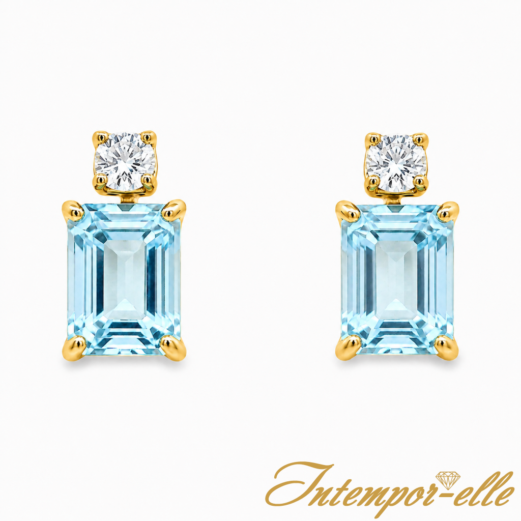BO OR 18 CT TOPAZE 8X6 + OXZ 