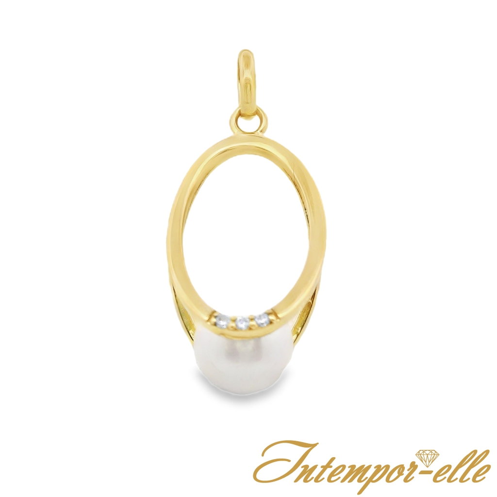 PE OR 18 CT PERLE